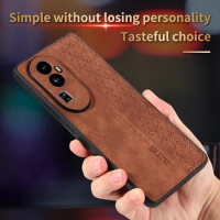 For OPPO Reno 10 9 8 7 Pro Case Luxury PU Leather Skin Protect Back Cover Phone Case For OPPO Reno 7Z 7lite Full Cover Shell