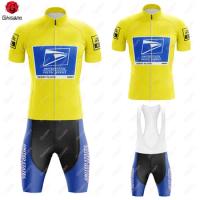 Men's Retro Bike Team Cycling Jersey Set, Road Bike Equipment, Cycling Shirt, Clothing Shorts, Quick Dry, Bicycle Clothes, New