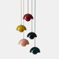 丹麥花苞吊燈Flowerpot設計師創意個性現代簡約簡約餐廳北歐燈具