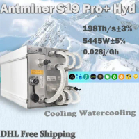 Antminer S19Pro+ Hyd 198T Miner Water Cooling Mining 191T Machines In Stock, Free Shipping