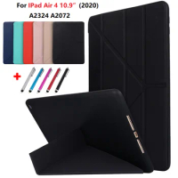 Case for iPad Air Case 2020 Flip Thin Silicone Cover for iPad Air 4 Case 10.9 inch 4th Generation Tablet Case Cover Air4 Coque