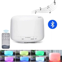 ES || SZTLH Humidifier Aroma Diffuser Speaker Bluetooth 7 Color LED 500ml - SZ-A1 - ππππππππ
