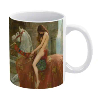 LADY GODIVA-JOHN COLLIER White Mug 11 Oz Funny Ceramic Coffee/Tea/Cocoa Mug Unique Gift Feminist Feminism Famous Religious His