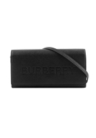 Burberry Burberry Henley Leather Crossbody Bag WOC Black 80528371