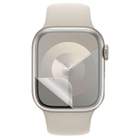 【o-one台灣製-小螢膜】Apple Watch Series 9 45mm 滿版螢幕保護貼2入