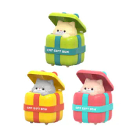 Cat Vehicle Toys Early Educational Color Sorting Push and Go Car Toy for Prize Box Motor Skills Decoration Role Play Birthday