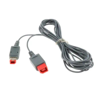 10Pcs/lot High Quality 3M Sensor Bar Extension Cable wire Game Extender Cord for Wii receiver