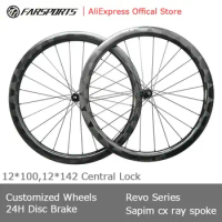 Farsports Revo Customized Wheels Disc Brake Tubeless Wheelset 24H/24H Carbon Wheels