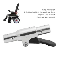 Wheelchair Back Folder Back Joint Aluminum Alloy Wheelchair Backrest Folding Switch for Wheelchair Accessory for Height Adjust