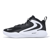 Nike 排球鞋 Zoom Hyperset 2 男鞋 黑 白 緩震 羽排鞋 室內運動 FQ7070-001