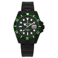 Valentino Coupeau 范倫鐵諾 古柏 陶瓷黑水鬼腕錶(夜色/綠面/鋼帶)