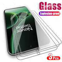 1+Nord3 Case 3PCS 9H Premium Tempered Glass For OnePlus Nord 3 5G HD Screen Protector Cover Film On One Plus OneMore Nord3 3Nord