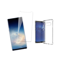 三星 note8 曲面透明全膠9H鋼化膜手機保護貼(買 note8保護貼 送 note8手機殼)