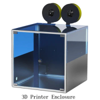3D Printer Acrylic Enclosure 570x570x570mm Insulation Protective Cover For Bambu Lab A1 Ender3 V2 V3 SE