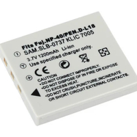 D-Li8 Battery Pack for Pentax Optio A10, A20, A30, A40, E65, L20, Optio S, S4, S4i, S5i, S5n, S5z, S6, S7 Digital Camera