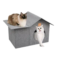 Pet Outdoor House Portable House Bed For Cats Rainproof Dog House Outdoor Indoor Cat House For Kittens Dog Small Pets Rabbit
