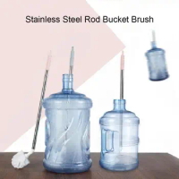 Household Bucket Washing Brush Water Dispenser Mineral Water Stainless Steel Plastic Bucket Cleaning Brush Home Cleaner Gadgets