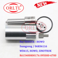 095000-6700 Repair Kit R61540080017A Common Rail Injector Nozzle DLLA155P965 Valve Plate 19# For TOYOTA - HOWO Ssangyong / 06K06