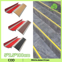 1m PVC Lis Anti Slip Tangga Pijakan Tangga Stiker Anak Tangga Tangga Pengaman Anti Slip Dengan Perek
