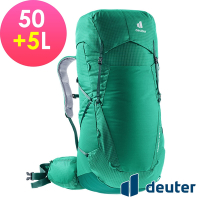 【deuter 德國】AIRCONTACT ULTRA 50+5L拔熱式透氣背包3360122綠/長途登山包/自助背包客/休閒旅遊包