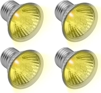 DOMICA Reptile Heat Lamp with 50W UVA UVB Light Bulb Baskin Light Simulated Sunlight Heating Lamp fo