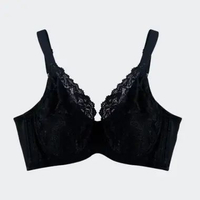 The Brahouse Bra Full Cup B01-1722D - Cup D 40D/090 Black