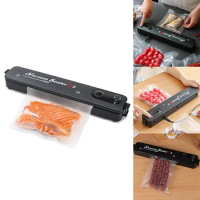 Vacuum Sealer Packaging Machine Film Sealer Vacuum Packer Household Food Vacuum Sealer Including 10Pcs Bags