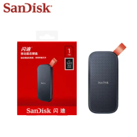 Sandisk 1TB SSD 2TB E30 Read Speed Up To 520MB/s External Solid State Disk External Hard Drive Portable SSD For Desktop Laptop