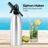 Alat Pembuat Minuman Soda Botol Pembuat Soda Siphon Maker DIY Bartende Aluminium