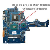 FAST SHIPPING DAG35PMBCC0 G35P FOR HP TPN-Q173 15-BC Laptop Motherboard I5-8300H CPU GTX1060 6G 90 DAYS WARRANTY