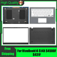 For Asus VivoBook14 S14X S4500F S431F LCD Rear Lid Back Top Cover Front Bezel Palmrest Upper Bottom Base Case Housing Black