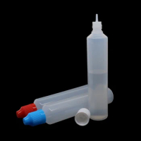 10pcs 30ml/60ml Empty Plastic LDPE Squeezable E Juice Liquid Dropper Bottle Refillable Eye Bottles Long Tip Cap Vape Container