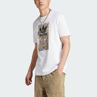 Adidas Camo Tongue Tee IL5119 男 短袖 上衣 T恤 亞洲版 經典 休閒 迷彩 舒適 白