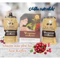 Nhuộm Nâu New kafen cao cấp không Dính da đầu phủ bạc 100%