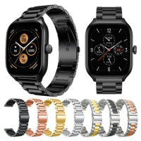 20mm Metal Stainless Steel Band For Huami Amazfit GTS4 Strap GTS3 GTS2 Bip S Mini Lite GTR 42mm Bracelet Watchband bands