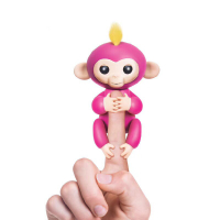 兒童玩具手指猴觸摸感應指尖玩具猴子(粉紅色)