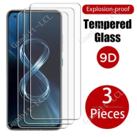 3PCS For ASUS Zenfone 8 Tempered Glass Protective On Zenfone8 8Z ZS590KS, I006D 5.9" Screen Protector Cover Film