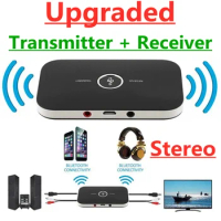 Transmitter Receiver Bluetooth 5.0 Audio Stereo 3.5mm AUX Jack RCA USB Dongle Music Wireless Adapter For Car kit PC TV Headphone