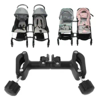 3Pcs Baby Cart Assemble Connector Joint Linker Adjustable Length Twin Baby Stroller Connect Adapter Outdoor Toddler Accessory