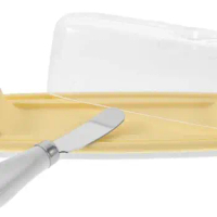 Butter Dish with Knife and Keeping Butter Keeper Butter Container Cheese Slicing