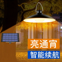 太陽能燈戶外室內照明庭院吊燈便攜式應急燈15W30W野營燈泡工作