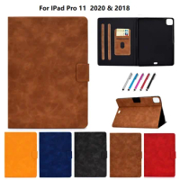 For iPad Pro 11 Case 2020 Ultra Slim Leather Funda Magnetic Tablet Cover For iPad Case 11 Pro 2018 Smart Stand Protective Coque