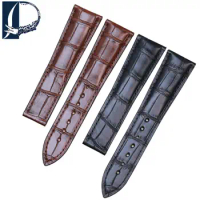 PESNO Suitable for Frederique Constant FC-710MC 22mm Alligator Skin Leather Watch Strap Men Calf Skin Leather Watch Band