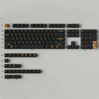 GMK Pharaoh Theme Keycaps 23/129 Keys PBT DYE-SUB Cherry Profile Keycap For MX Switch Mechanical Keyboard Black Keycaps