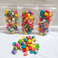 Permen Sticky Candy Kemasan 100gr (Pouch) / PERMEN KERAS Manis warna warni motif buah Sticky Candy