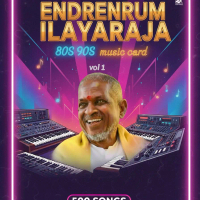 Ilayaraja song 80s 90s best collection card, 3904 endrenrum ilayaraja - music fans