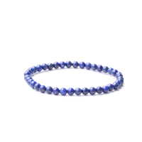【TIBUKKYO 德榕藏品】原礦天然青金石手珠 4mm圓珠(佛教七寶 藥師如來)