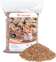 Niteangel Natural Coco/Cork Hamster Bedding Litter for Dwarf Syrian Hamsters Gerbils mices Degus or