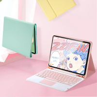 For A16 2025 Air 11-M3(2025)Air 13-M3(2025) iPad 10 with Pen Slot Magnetic Keyboard with Trackpad