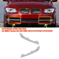 1Pair Front Bumper Grille Trim Strip For BMW 3 Series X5 E92 E93 2011-2013 320 323 325 328I 330I Parts 51117229181 51117229182